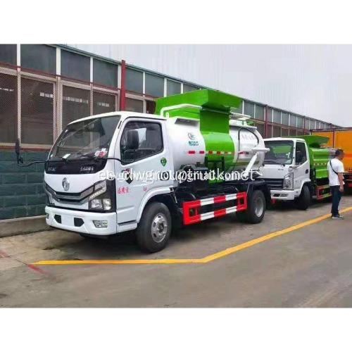 Dongfeng 4x2 camión de basura de cocina en venta